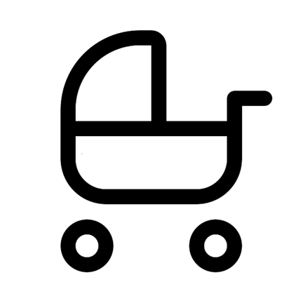 Pictogramă cărucior pentru copii